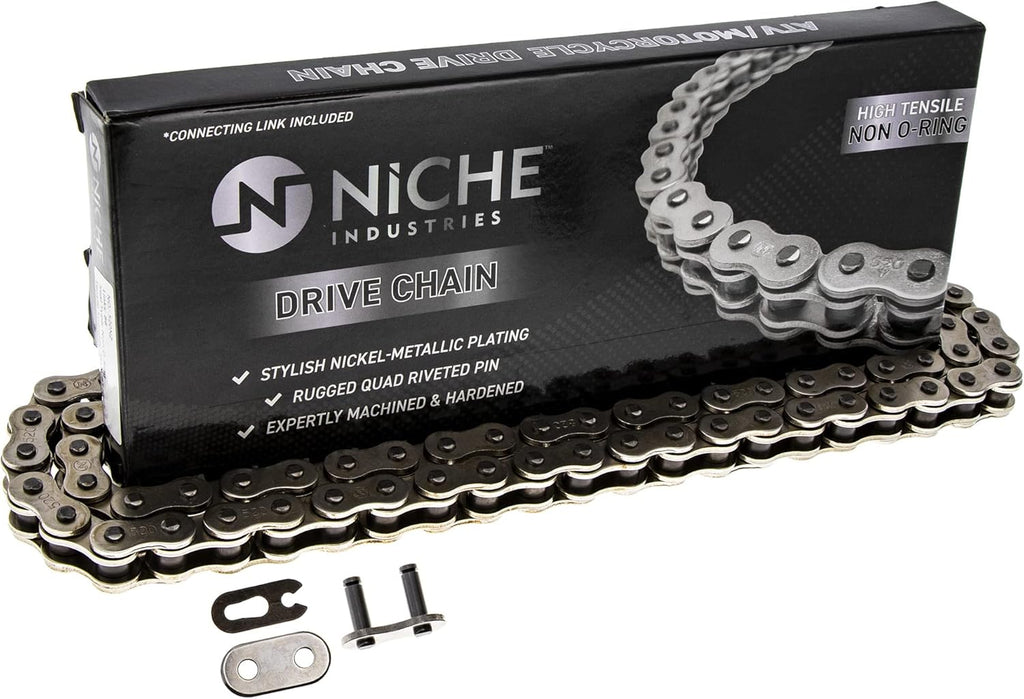 Drive Sprocket Chain Combo Front 11 Rear 42 Tooth 520NZ Standard 70 Links Pack of 2 D5881