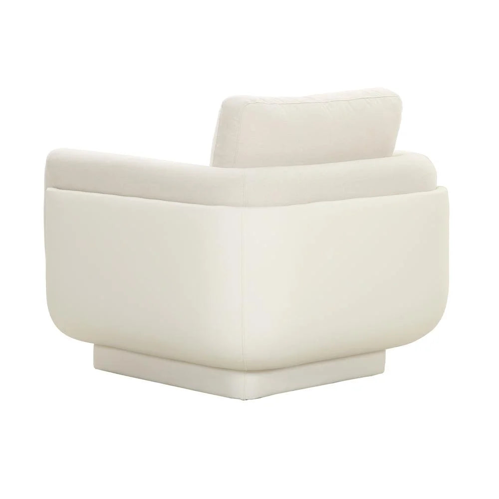 Cream Monotone Armchair I244902