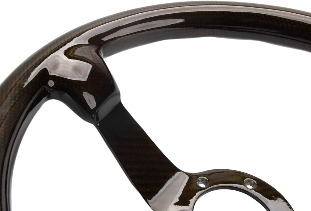 Carbon Fiber Racing Steering Wheel 350mm Diameter V8326
