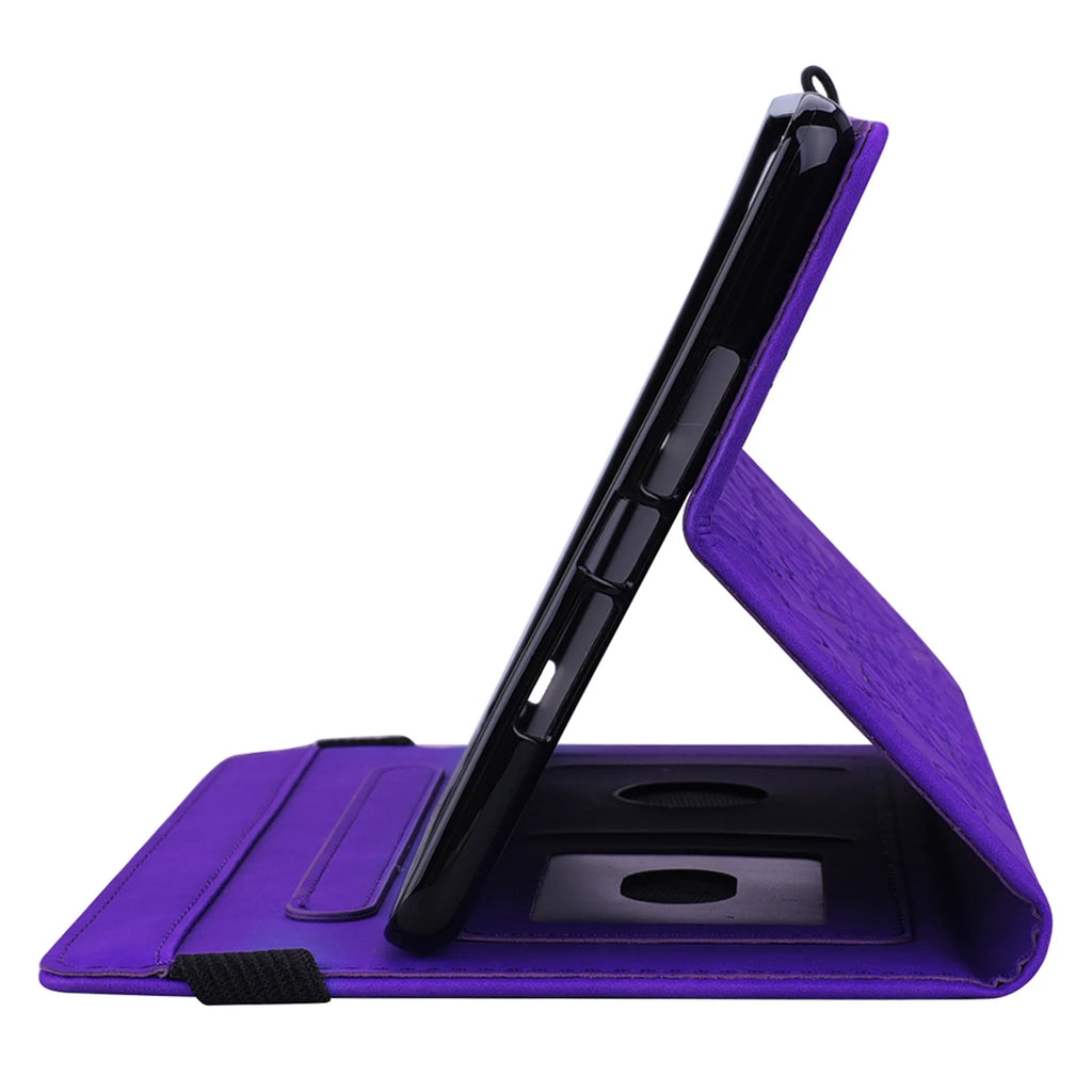 Purple Folio Stand Smart Case for iPad 10.9 inch 2022 with Pencil Holder D52647