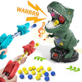Spray Dinosaur Shooting Toys with 2 Pump Guns, 24 Foam Balls U329