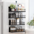 Magnetic Spice Rack, 4 Pack Refrigerator Storage Shelf W12214