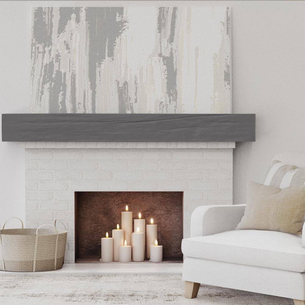 Aged Cedar Faux Wood Fireplace Mantel K146