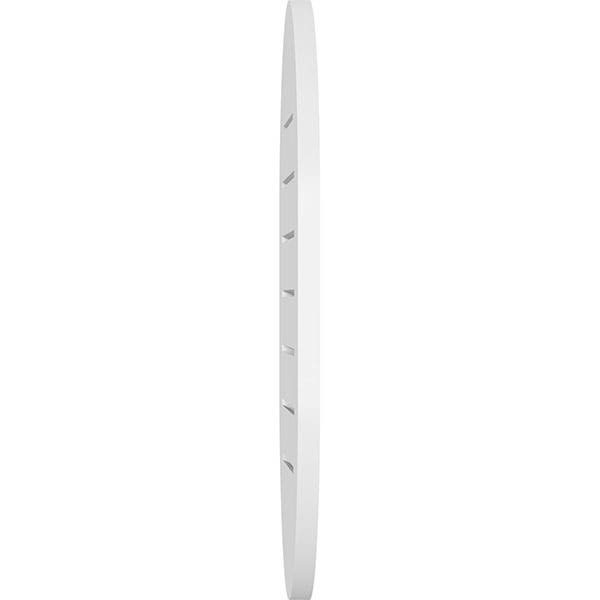 26x22W x 38x22H Vertical Round Ended Surface Mount PVC Gable Vent P869036