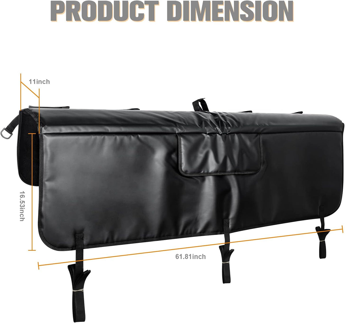 Tailgate Pad for Pickup Truck Bike Rack up to 5 Bikes F4542