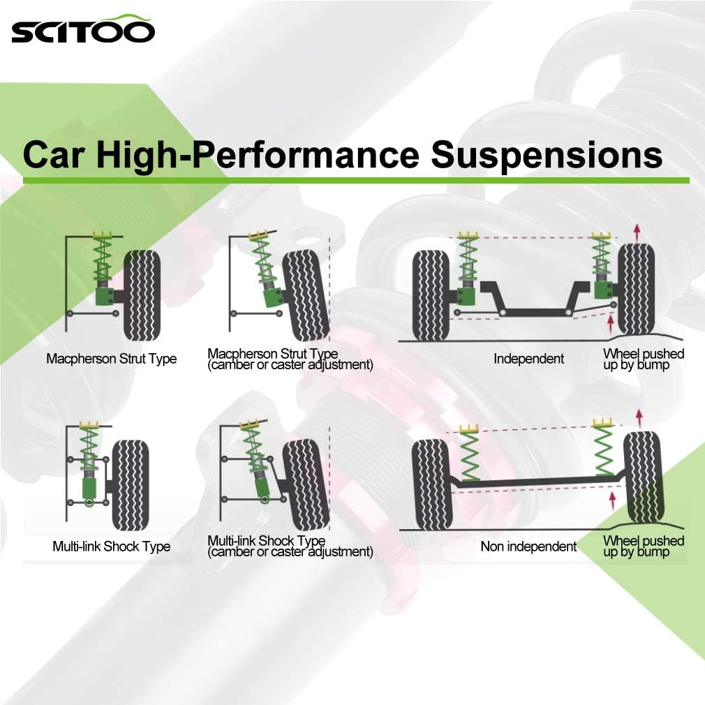 Coilover Suspension Shock Struts Kits Full Set G849614