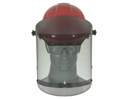 12 Cal Arc Flash Face Shield with Anti-Fog & Hard Cap N363