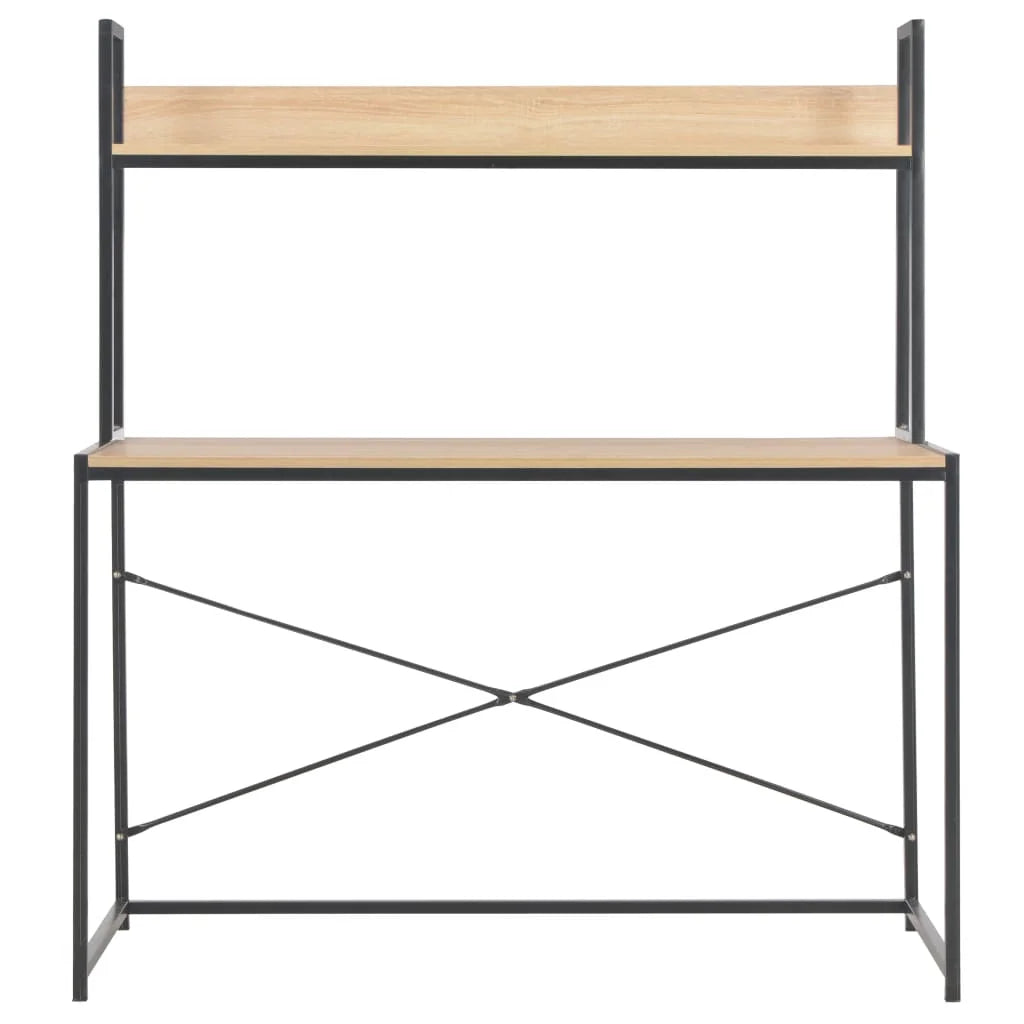 Black and Oak Computer Desk T614702
