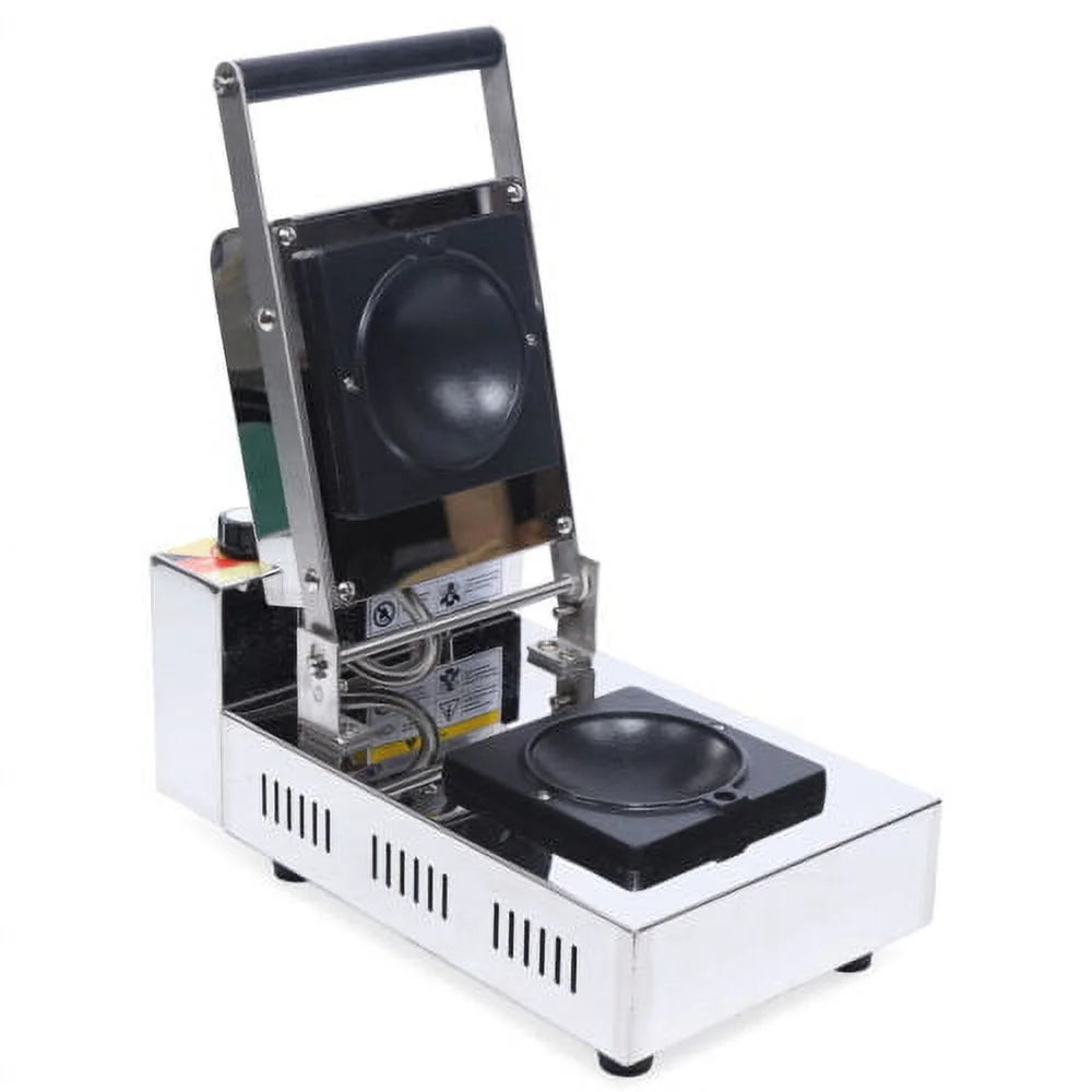1000W Electric Burger Waffle Maker Panini Press T5181