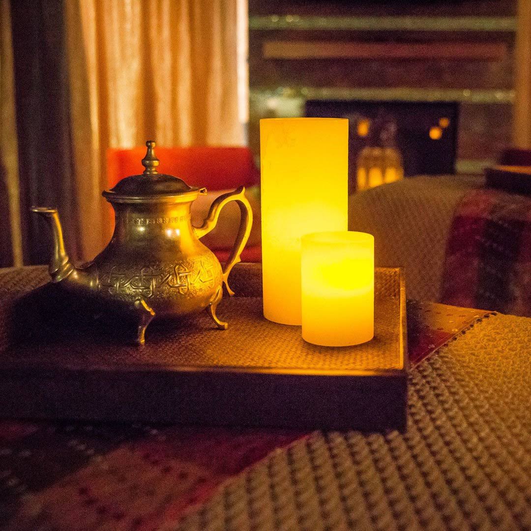 Ivory Wax Luminaries (Case of 6) Q793699