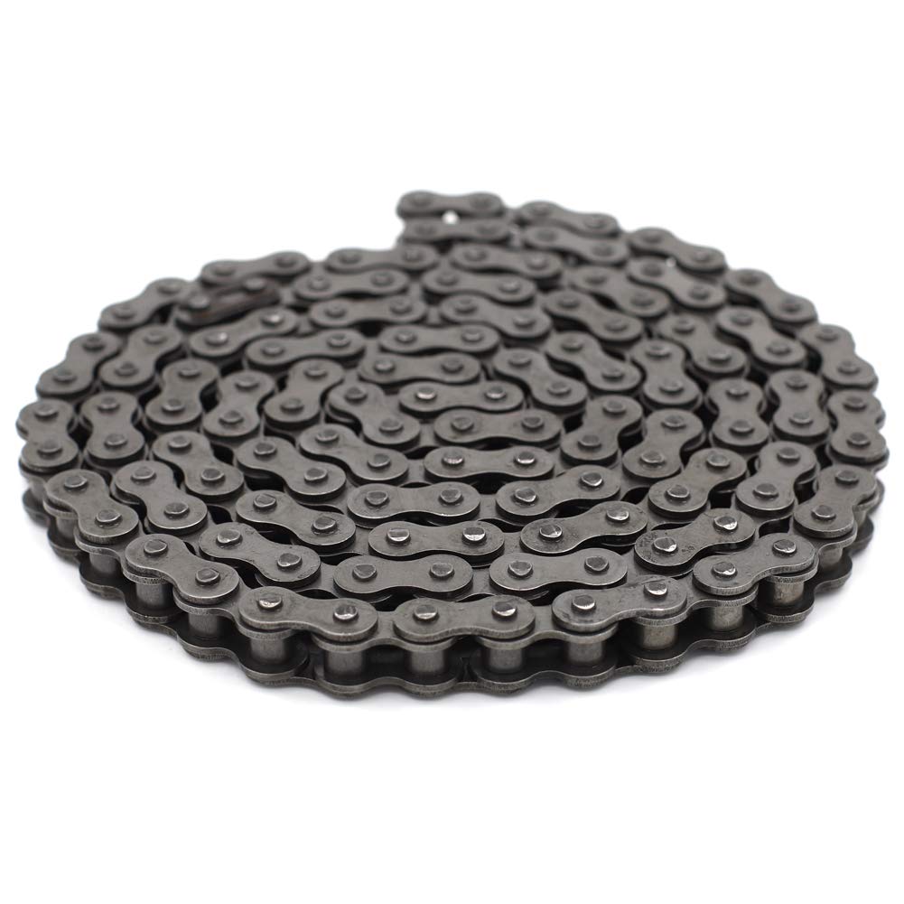 420 Roller Chain 132 Link with Chain Breaker, Pack of 2 D309