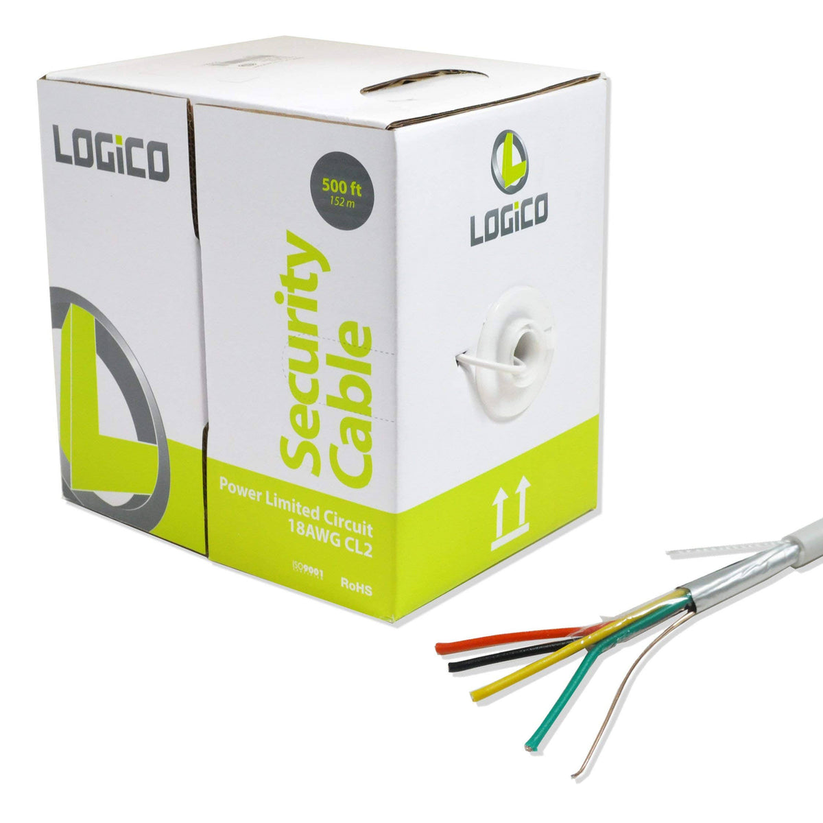 18/4 500ft Stranded Shielded Control Speaker Cable W119