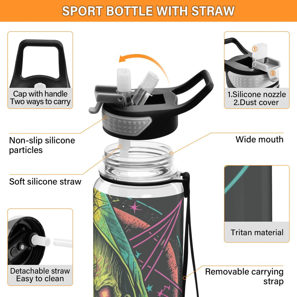 32oz Leakproof Tritan Sports Water Bottle with Straw L8624