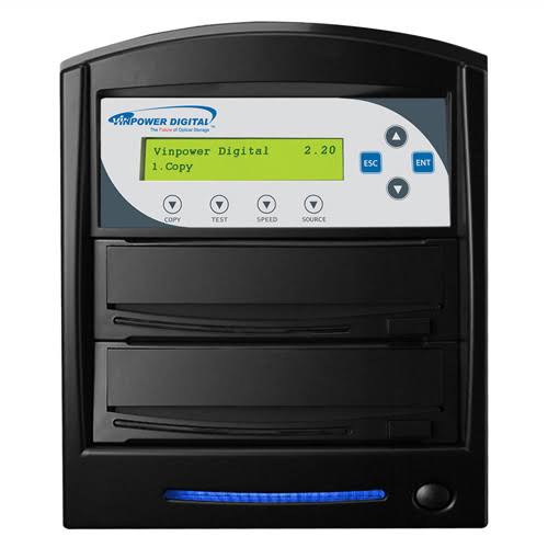 Black 1 to 1 DVD CD Tower Duplicator D8065