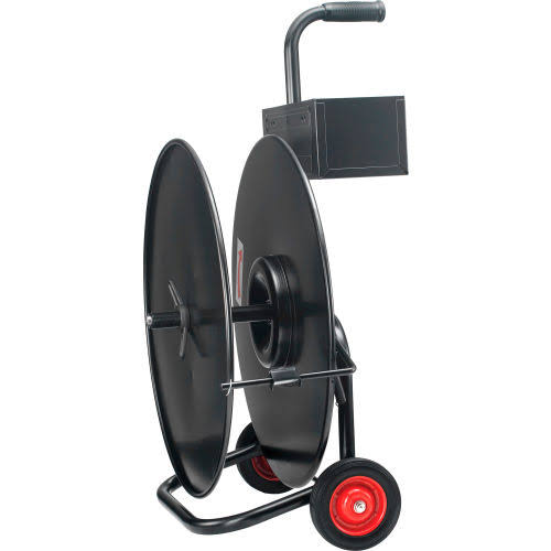 Strapping Cart for Polypropylene & Steel Strapping, Fits 8x22 & 16x22 Cores T96453