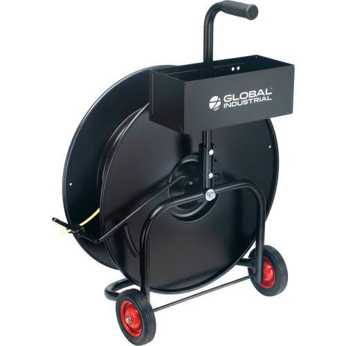 Strapping Cart for Polypropylene & Steel Strapping, Fits 8x22 & 16x22 Cores T96453