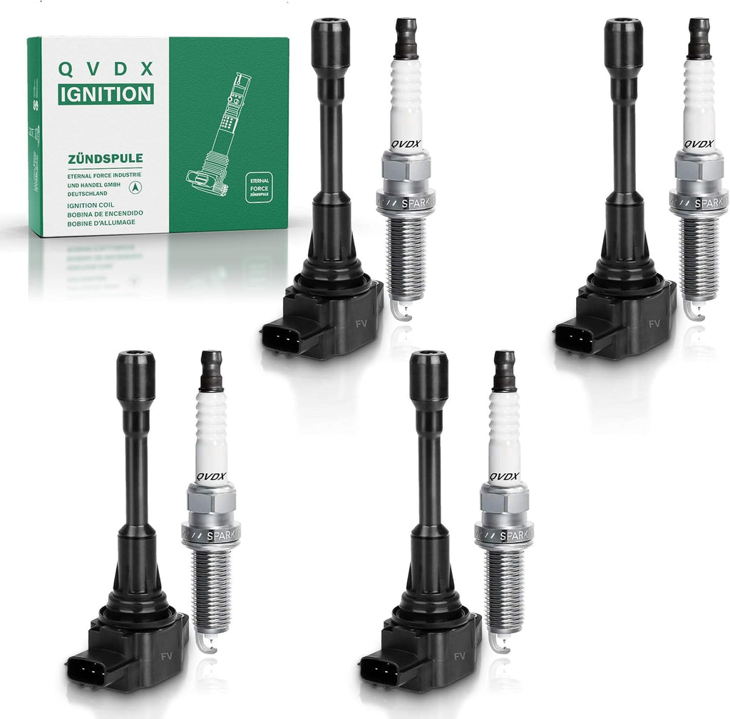Ignition Coil Pack of 4 and Spark Plugs D84171