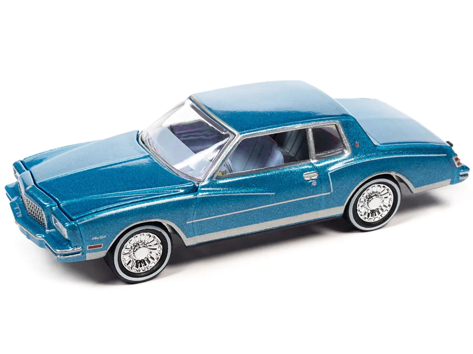 1/64 Diecast 1980 Chevrolet Monte Carlo with Bass Boat and Trailer Q643151