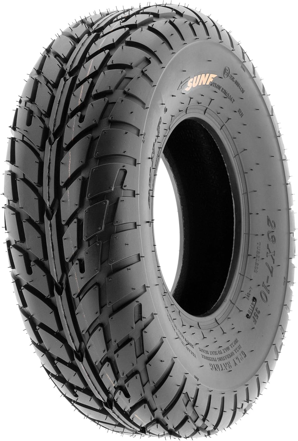 Set of 4 ATV UTV Flat Track Tires 20x7-8 Front & 18x9.5-8 Rear, 6 PR, Tubeless J577744