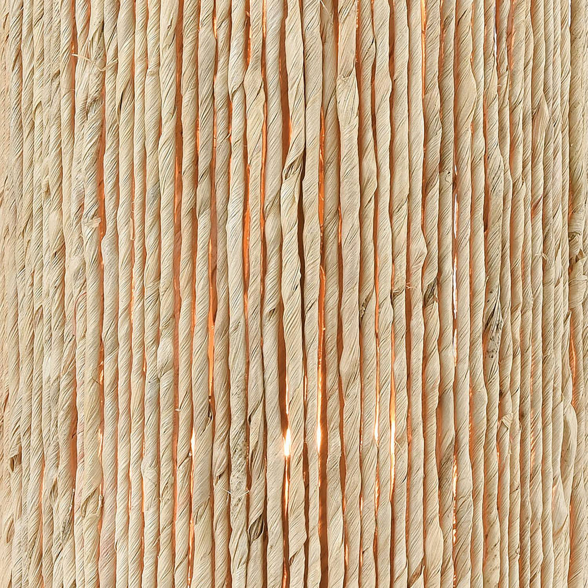 2-Light Satin Brass Sconce with Abaca N335