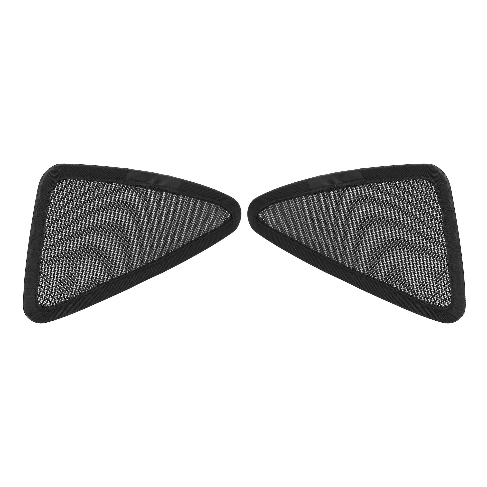 2 Pieces Glass Shade Cover Triangular Window Sunshade E8689