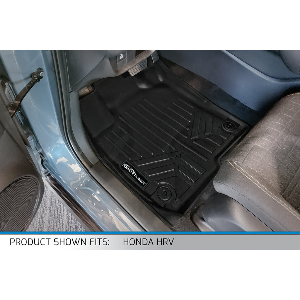 Black 1st Row Floor Mat Liner Set T567602