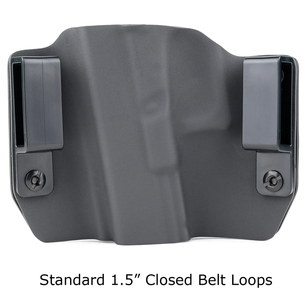 Black Carbon Fiber OWB Kydex Gun Holster S237