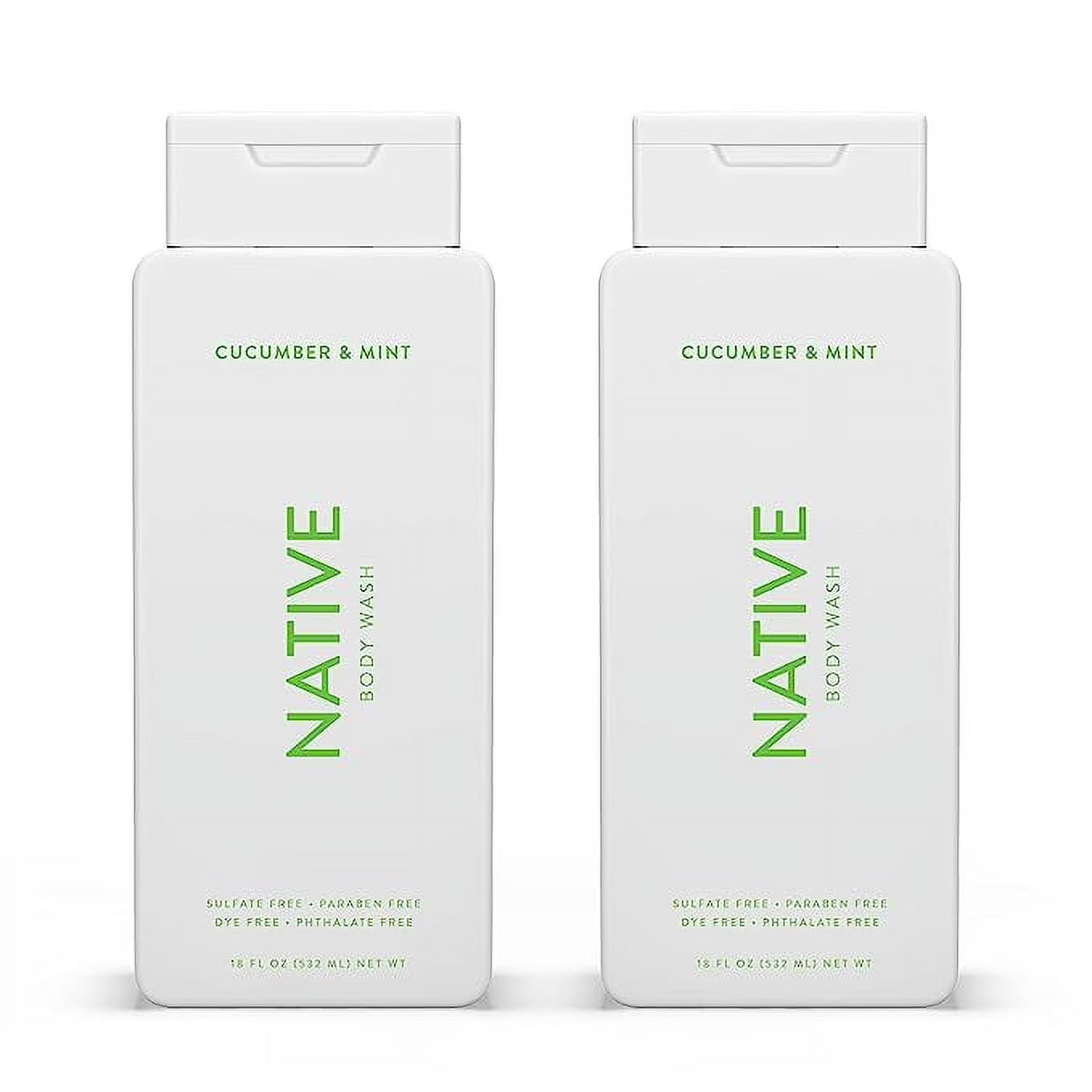 Cucumber and Mint Body Wash 18oz (2 Pack) Q3727