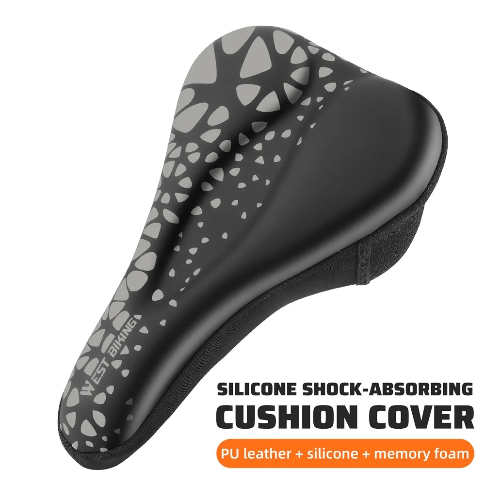 Thickened Breathable Bike Saddle Cover with Soft Silicone Pad Z778957