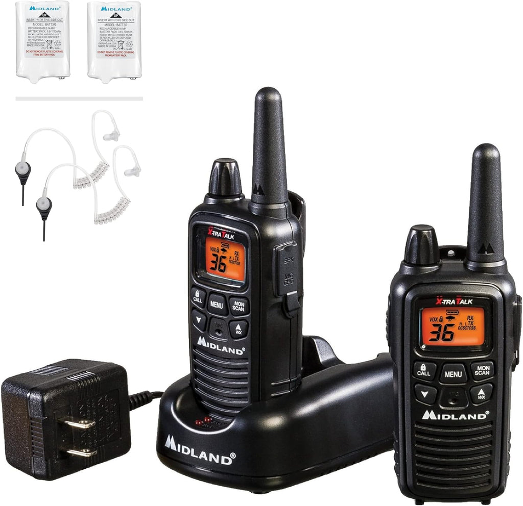 36 Channel FRS Two-Way Radio Walkie Talkie (Pair Pack) (Black) S857911