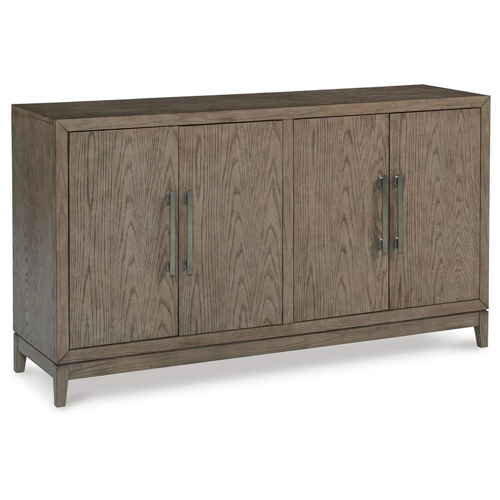 Light Gray Wood Dining Server L348366