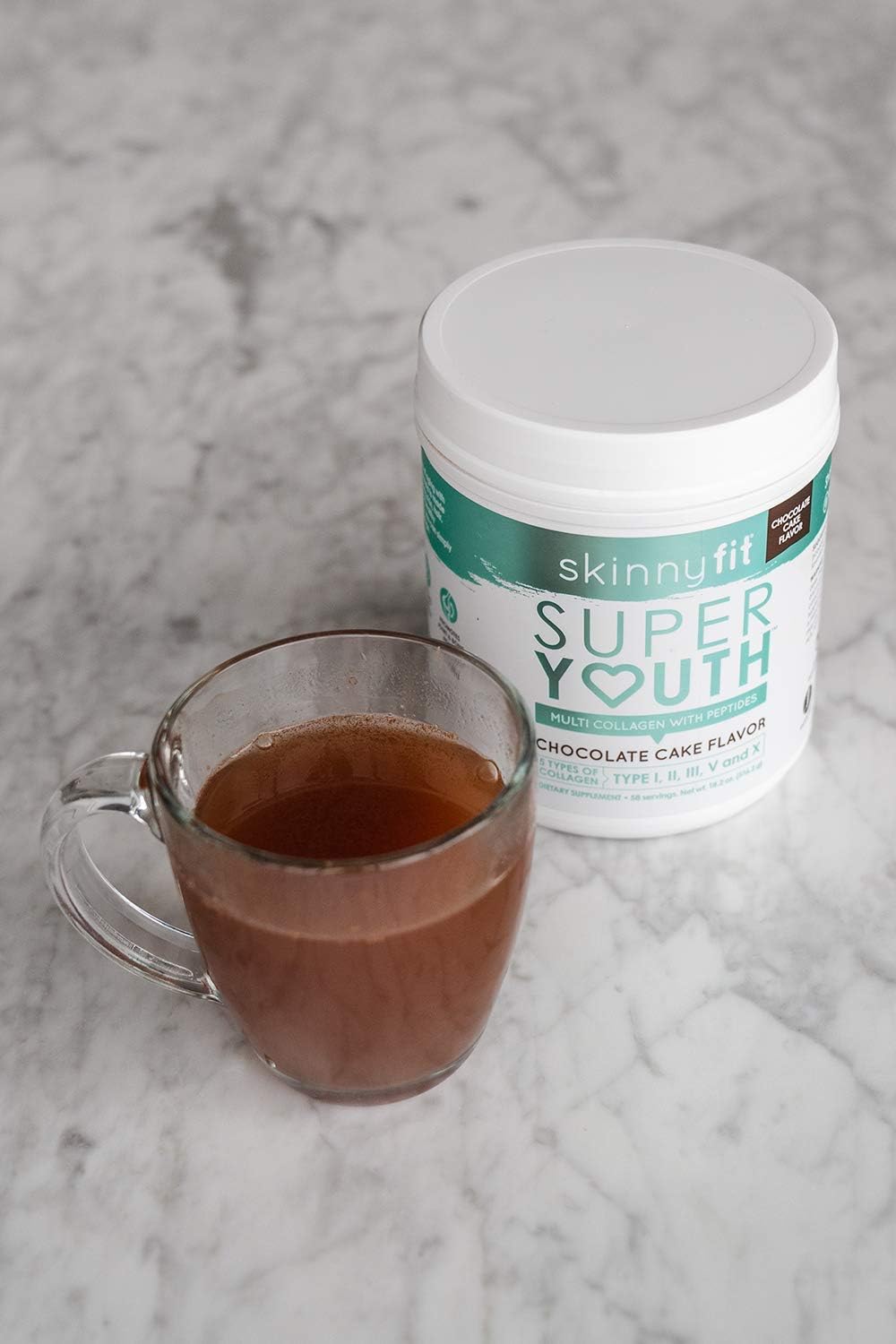 Multi-Collagen Peptide Powder Chocolate Cake Flavor, 58 Servings B616786