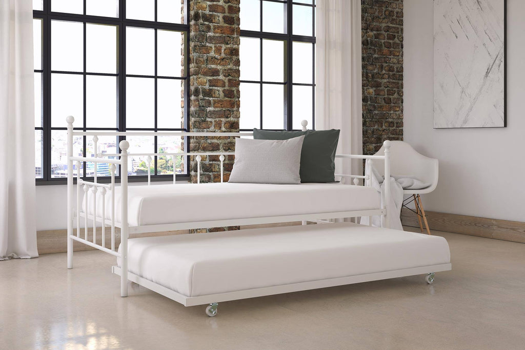 White Twin Daybed and Trundle Set K37957
