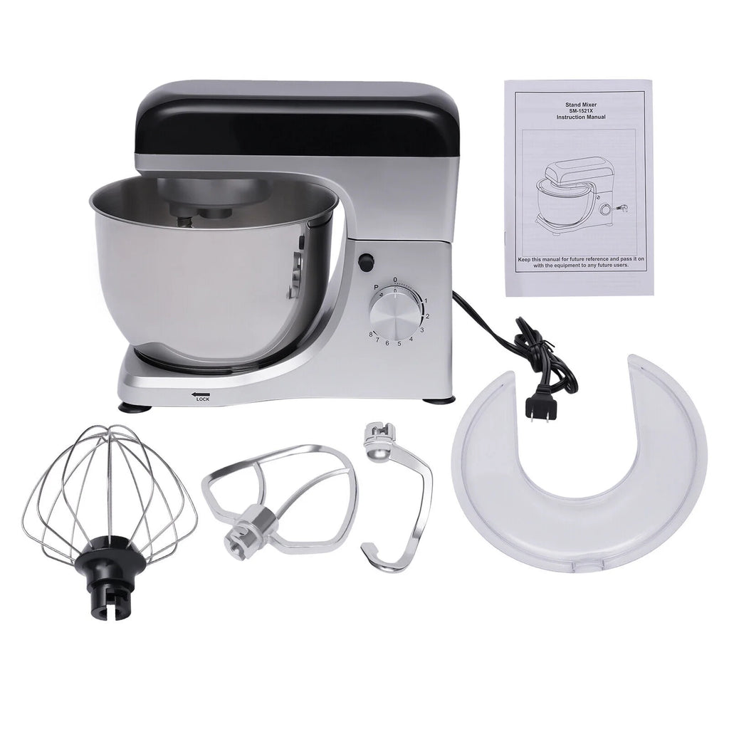 4.5L 1000W Electric Stand Mixer with Hook Attachments O42849