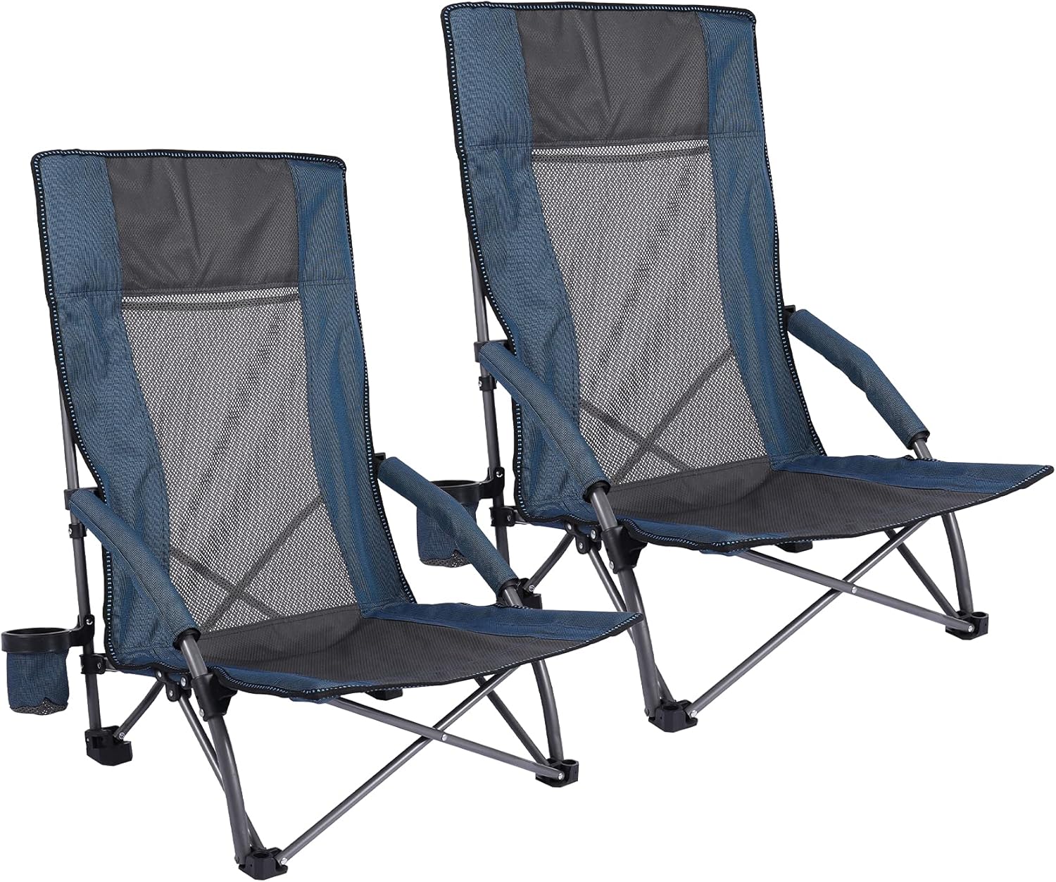 Blue Lightweight Folding Beach Chair F883