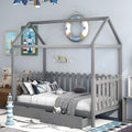 Twin House Bed with Trundle A63078