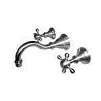 Antique Copper Wall Mount Lavatory Faucet H33404