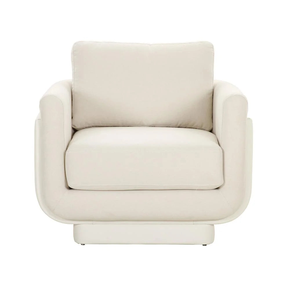 Cream Monotone Armchair I244902