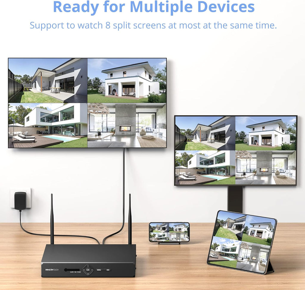 3MP WiFi Security Camera System with Color Night Vision G189
