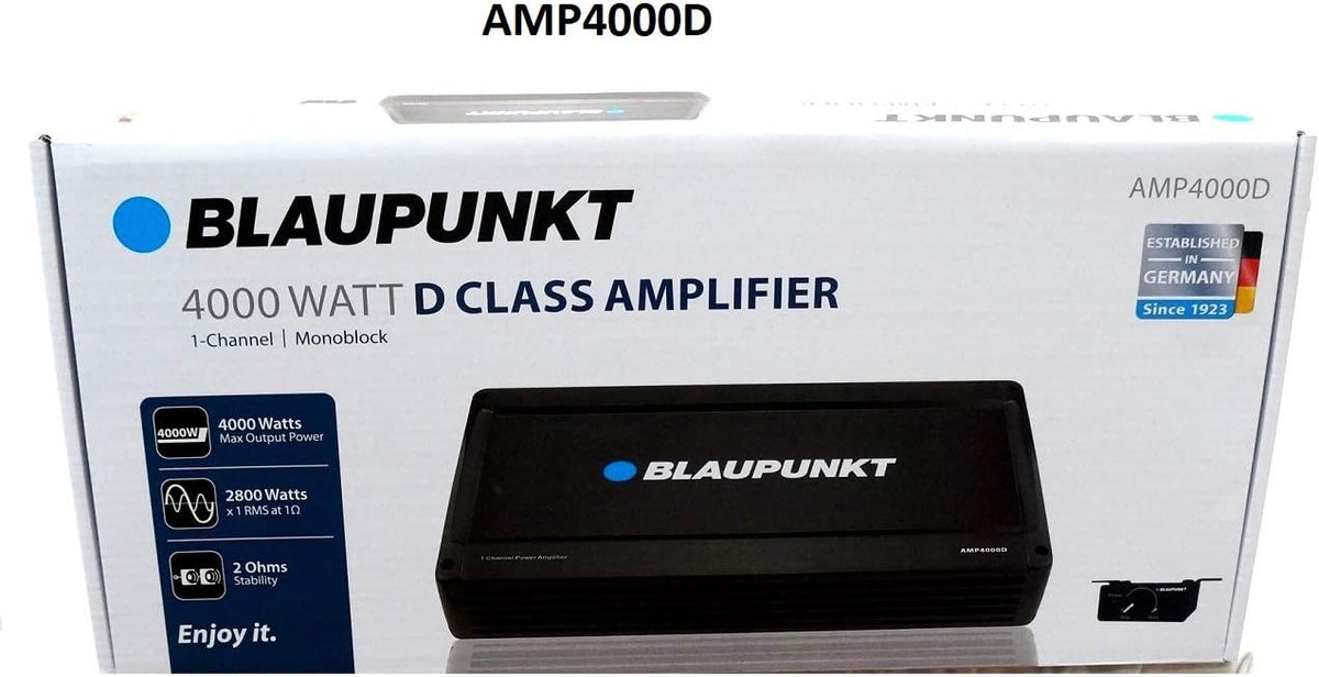 4000W Max 1-CH Monoblock Class D Car Audio Amplifier K990