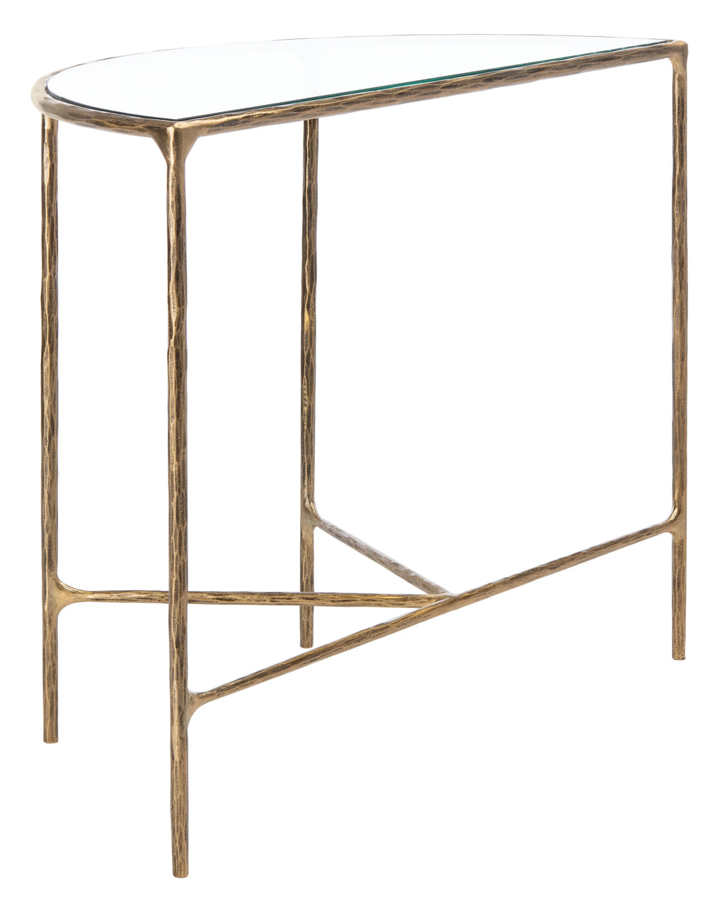 Brass Metal Console Table O87333