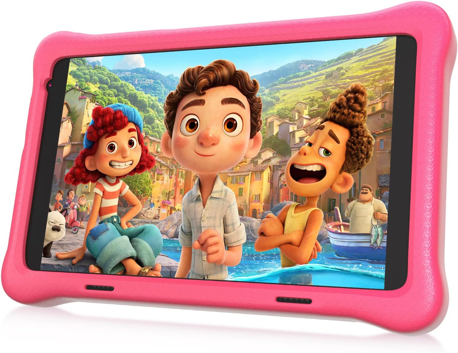 8 inch Kids Tablet with Pink Kid-Proof Case P4646