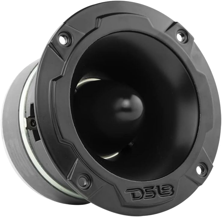 Aluminum Super Bullet Tweeter 1.5" VC 500W Max, 250W RMS, 4 Ohms with Built in Crossover, Pack of 2 Z304362