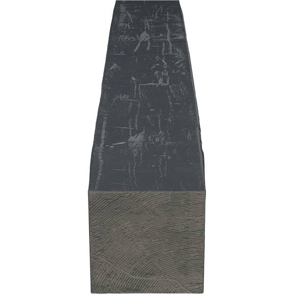 Aged Ash Hand Hewn Faux Wood Fireplace Mantel W170