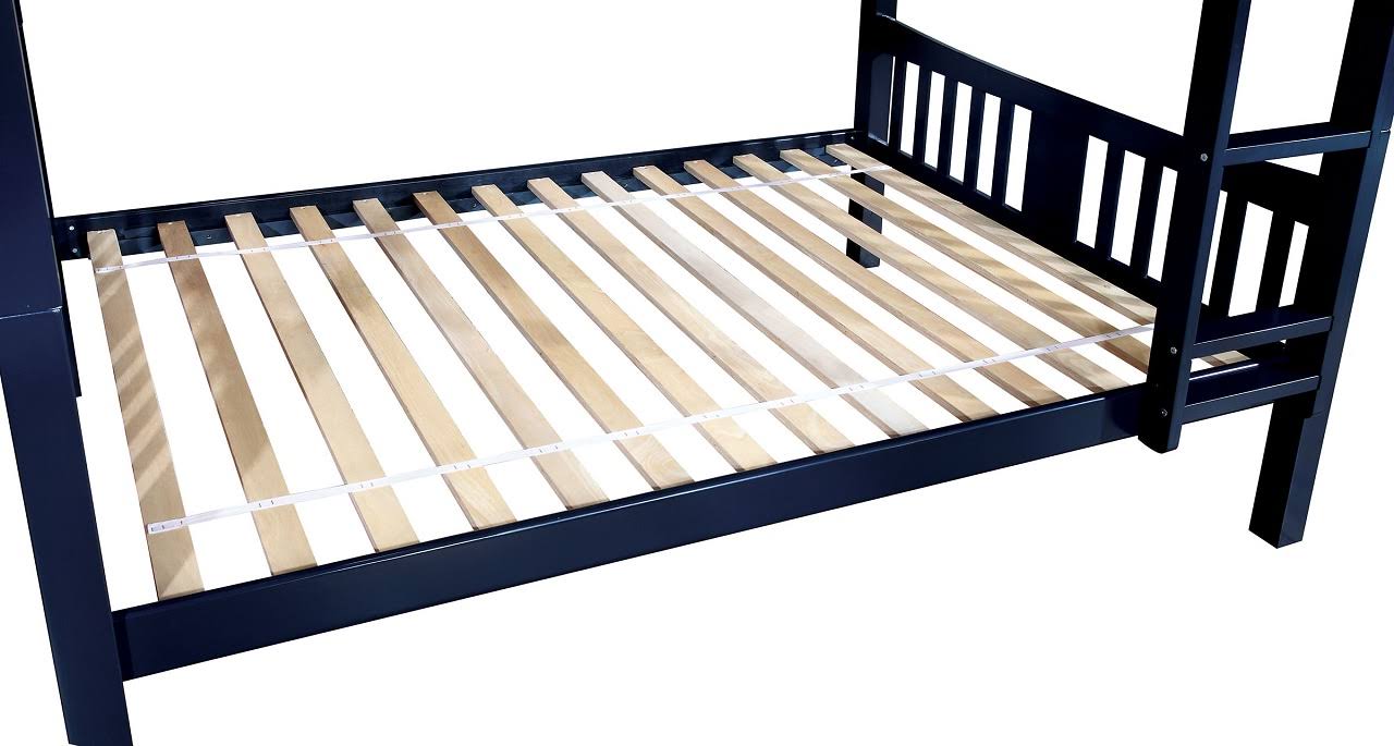 Blue Twin Over Twin Bunk Bed N332104