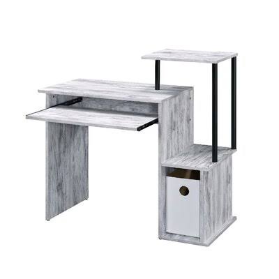 Antique White Solid Wood Desk T579