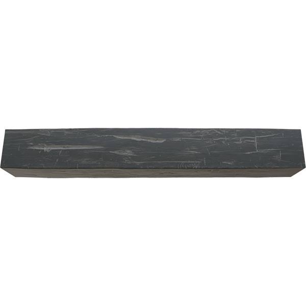 Aged Ash Hand Hewn Faux Wood Fireplace Mantel W170