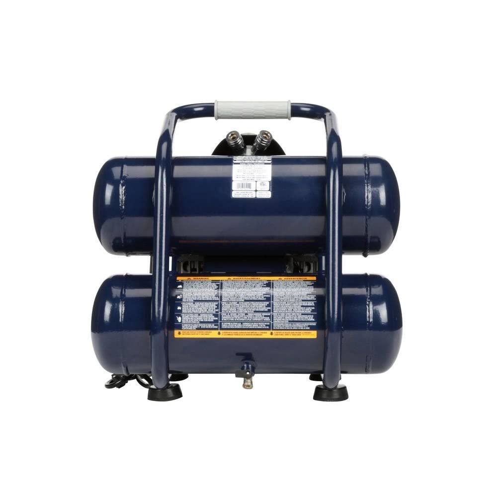 1 HP 4.6 Gallon Twin Stack Air Compressor K3989