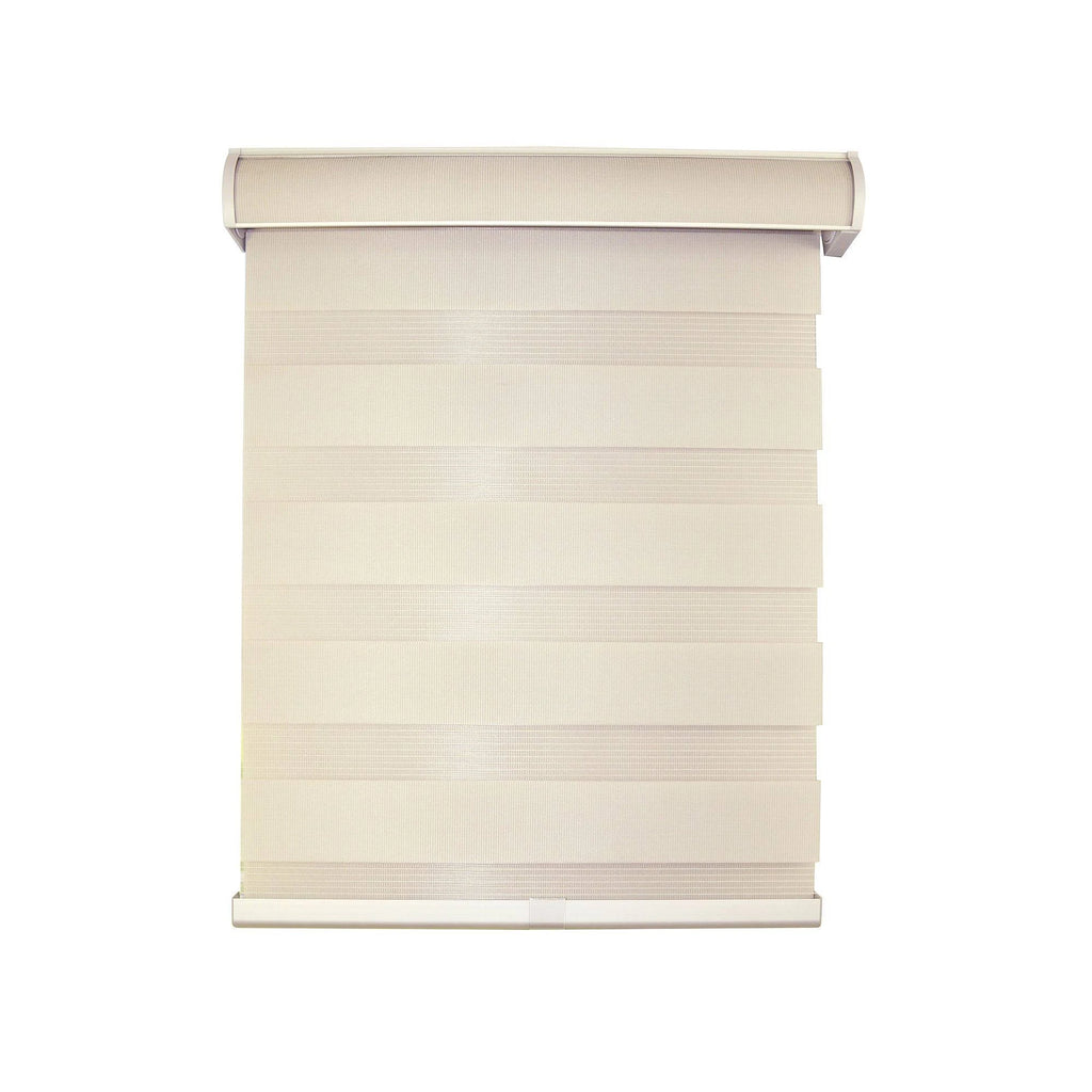 Pewter Zebra Sheer Weave Privacy Roller P462