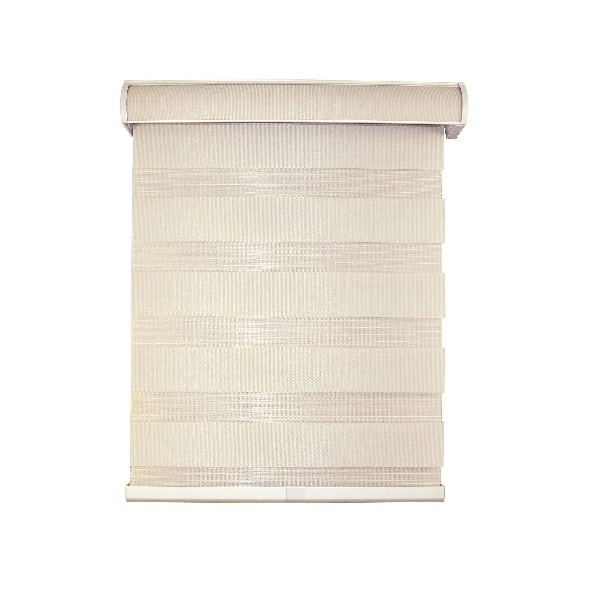 Pewter Zebra Sheer Weave Privacy Roller P462